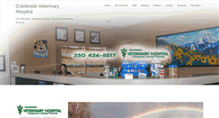 Desktop Screenshot of cranbrookveterinary.com